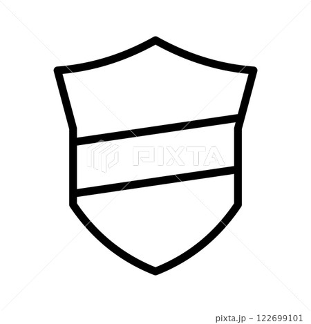 Shield line icon. Shield protection. Shield line icon. Shield protection. 122699101