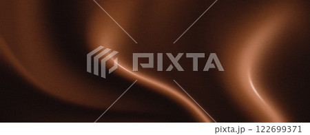 Elegant dark brown flowing background with grainy texture. 122699371