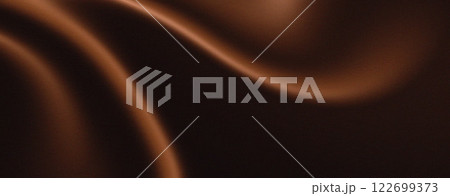 Elegant dark brown flowing background with grainy texture. 122699373