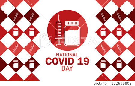 National Covid-19 Day greeting card National Covid-19 Day greeting card 122699808
