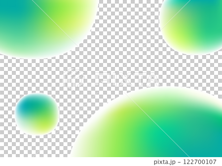 グリーンのにじみのグラデーションの背景デザイン 122700107