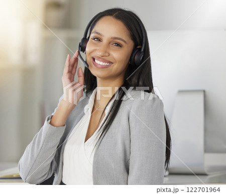 Call center agent, sales consultant and customer service support operator with friendly help, good advice and communication. Portrait of smile woman consulting for crm, helpdesk and contact us agency Call center agent, sales consultant and customer service support operator with friendly help, good advice and communication. Portrait of smile woman consulting for crm, helpdesk and contact us agency 122701964