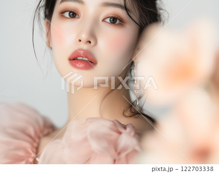アジア人女性のポートレート（スキンケア・エステサロン） 122703338