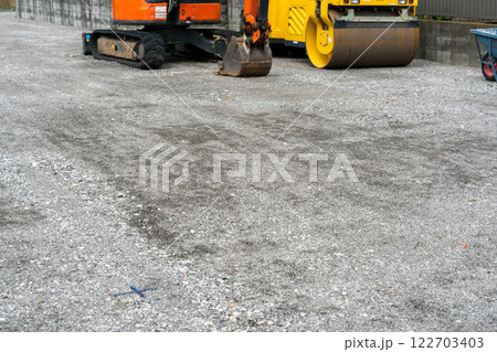 駐車場の新設工事 122703403