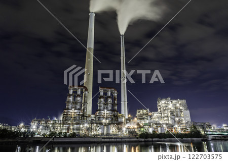 周南工場夜景 トクヤマ 徳山製造所 自家発電所 山口県周南市 周南工場夜景 トクヤマ 徳山製造所 自家発電所 山口県周南市 122703575