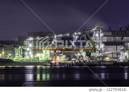 周南工場夜景 トクヤマ 徳山製造所 山口県周南市 周南工場夜景 トクヤマ 徳山製造所 山口県周南市 122703618