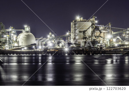 周南工場夜景 トクヤマ 徳山製造所 山口県周南市 周南工場夜景 トクヤマ 徳山製造所 山口県周南市 122703620