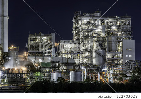 周南工場夜景 トクヤマ 徳山製造所 山口県周南市 周南工場夜景 トクヤマ 徳山製造所 山口県周南市 122703628