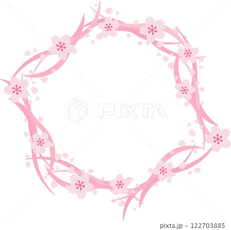 桜フレーム 桜フレーム 122703885