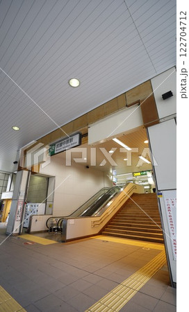JR南武線の武蔵中原駅の出入口 122704712