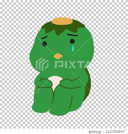 かわいい手描き河童 かわいい手描き河童 122705647