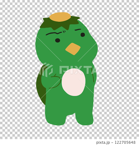 かわいい手描き河童 かわいい手描き河童 122705648
