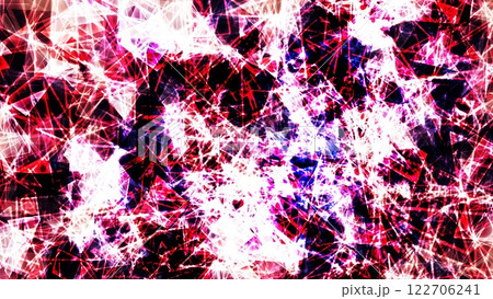 背景素材_クリスタルクラッシュ_赤青 122706241