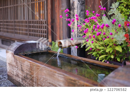 妻籠宿の水路 122706582