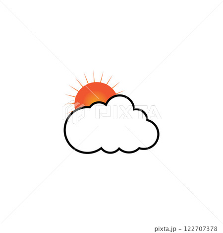 cloud icon in simple style cloud icon in simple style 122707378