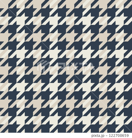 Seamless a large checked pattern with notched corners suggestive of a canine tooth. 122708659