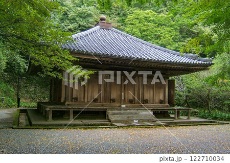 富貴寺大堂と新緑 122710034