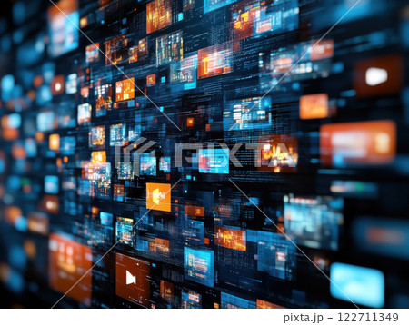 Multimedia Streaming Wall 122711349