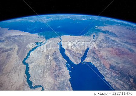 Planet Earth from the space. Near and Middle East. 122711476
