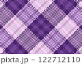 Tartan plaid pattern with texture. 122712110