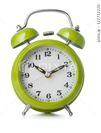 Alarm clock on white background 122712220
