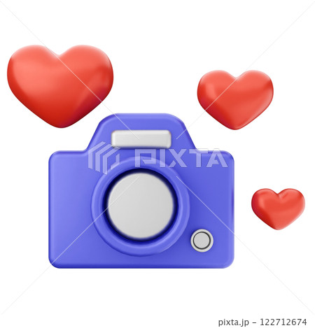 3d valentines day camera 3d valentines day camera 122712674