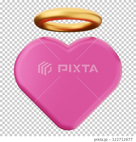 3d valentines day love angel 122712677