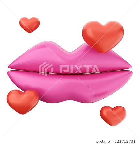 3d valentines day kiss 3d valentines day kiss 122712731