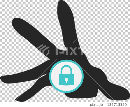 サイバーセキュリティのイラスト 122713520