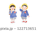 幼稚園児　男の子と女の子 122713651