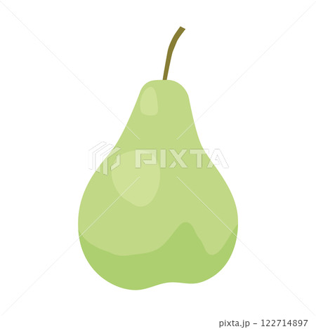 西洋梨　ラ・フランス　ベクターイラスト 122714897