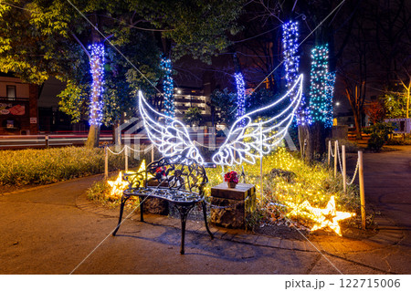 イルミネーションが輝くイルミネーション 122715006