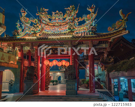 ナイトシーン 夕映 夜景 122715983