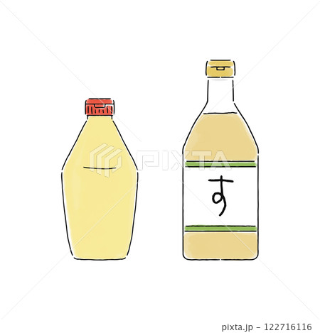 マヨネーズ　酢・水彩風 122716116