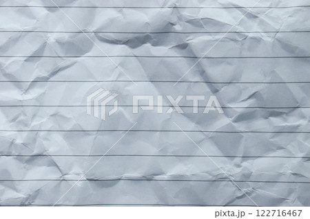 crumpled line paper texture background, blank sheet notebook crumpled line paper texture background, blank sheet notebook 122716467
