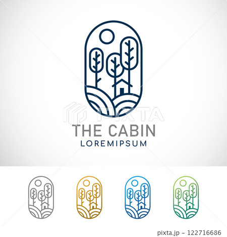 The Cabin Line Illustration 122716686