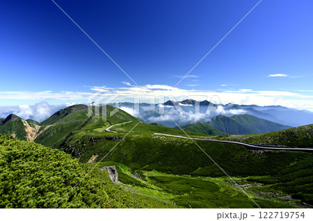 朝の乗鞍、魔王岳からの風景(撮影地:乗鞍、魔王岳) 朝の乗鞍、魔王岳からの風景(撮影地:乗鞍、魔王岳) 122719754