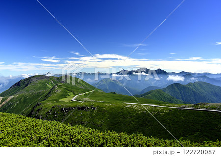 朝の乗鞍、魔王岳からの風景（撮影地：乗鞍、魔王岳） 122720087