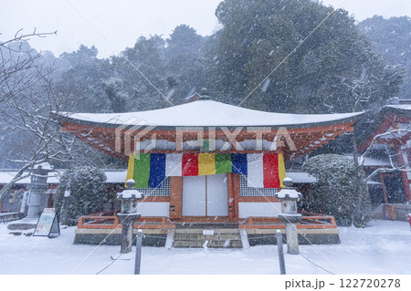 冬の鞍馬寺　光明心殿 122720278