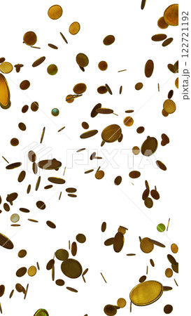 Gold Coin Alpha, 3D illustration Background for advertising and wallpaper in business and marketing scene. 3D rendering in decorative concept. Gold Coin Alpha, 3D illustration Background for advertising and wallpaper in business and marketing scene. 3D rendering in decorative concept. 122721192