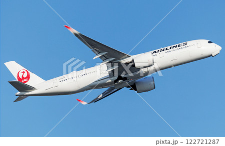 JAL A350-900離陸上昇 JAL A350-900離陸上昇 122721287