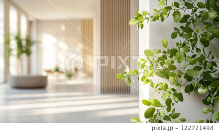 光が差し込む植物の部屋　generative 122721498