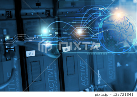Advanced AI-driven inverter control system...の写真素材 [122721841] - PIXTA