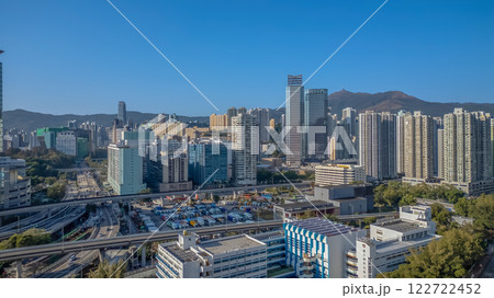 Jan 29 2025 Kwai Fong Vibrant Residential and Commercial Area Hong Kong 122722452