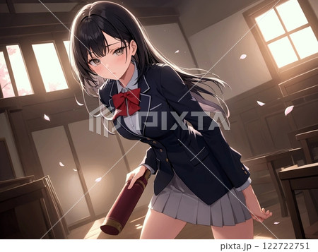 卒業式のワンシーン 122722751