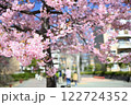 満開の桜のある風景 122724352