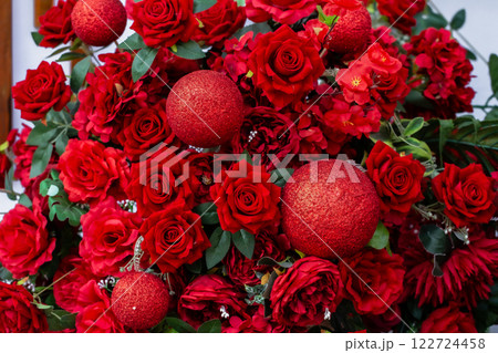 Rose - Flower, Red, Flower, Bouquet, Valentine's Day - Holiday 122724458