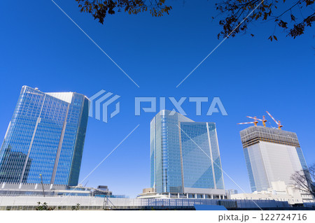 都市風景　東京　高輪ゲートウェイ駅周辺の風景　TAKANAWA GATEWAY CITY 122724716