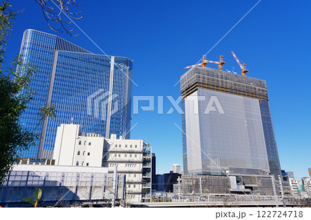 都市風景　東京　高輪ゲートウェイ駅周辺の風景　TAKANAWA GATEWAY CITY 122724718