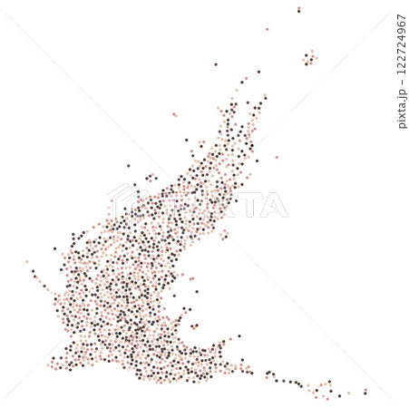 Brown particles flow Brown particles flow 122724967